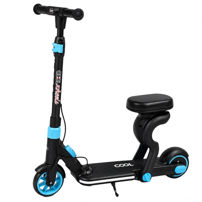 FURKAN FR 60355 S-CLICK OTURAKLI ELEKTRİKLİ SCOOTER MAVİ