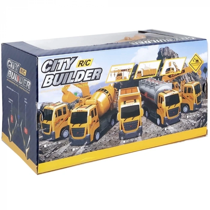 GALTOYS 797-34 1:16 F/F ŞARJLI VİNÇLİ KAMYON