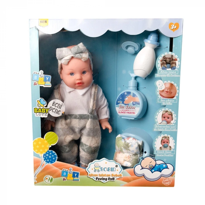 GLOBAL GL100651 ROBİN ALTINI ISLATAN BEBEK / ROBİN PEEING DOLL (24)