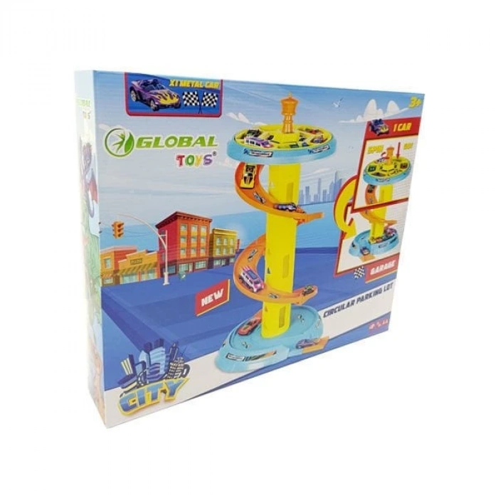 GLOBAL GL101061 GLOBAL TOYS DÖNERLİ OTOPARK (24)