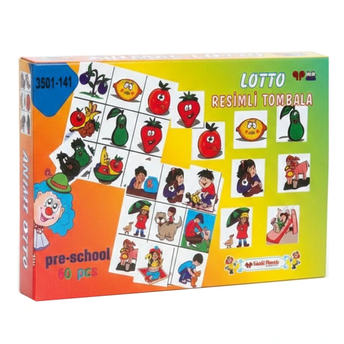 GÜÇLÜ 3501 LOTTO RESİMLİ TOMBALA 60 PRÇ