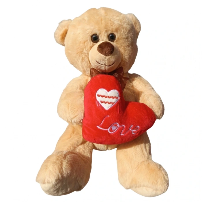 HALLEY PL62564 30 CM BURNU KALP NAKIŞLI AYI (30)