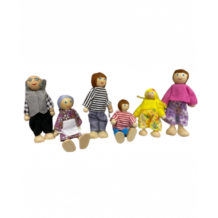 HAMAHA HMH-1137 AHŞAP 6 LI SEVİMLİ AİLE