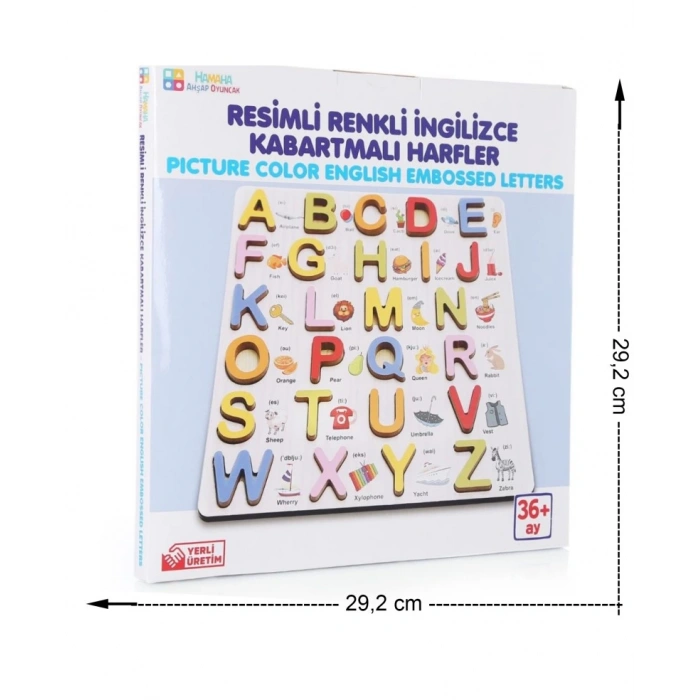 HAMAHA HMH-161 RESİMLİ KABARTMALI HARF İNGİLİZCE