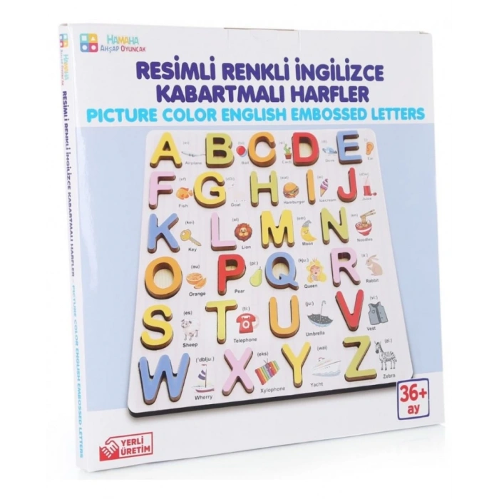 HAMAHA HMH-161 RESİMLİ KABARTMALI HARF İNGİLİZCE