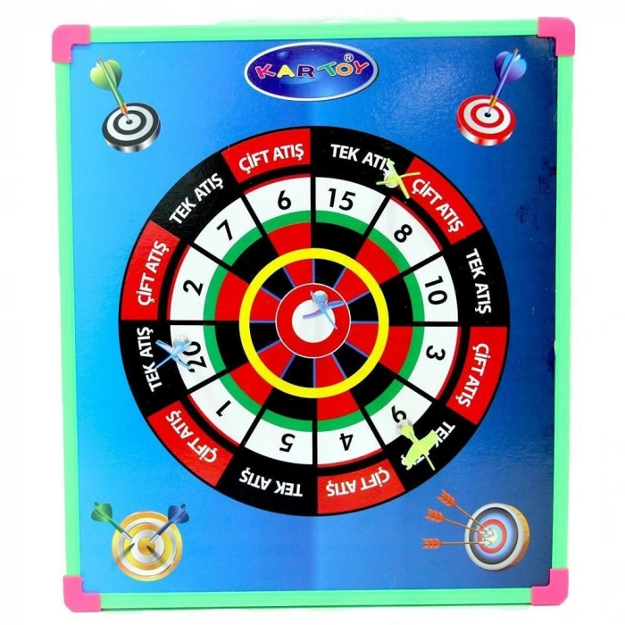 İNTERSPOR 9VTAKDART30 ÇİFT TARAFLI MANYETİK DART