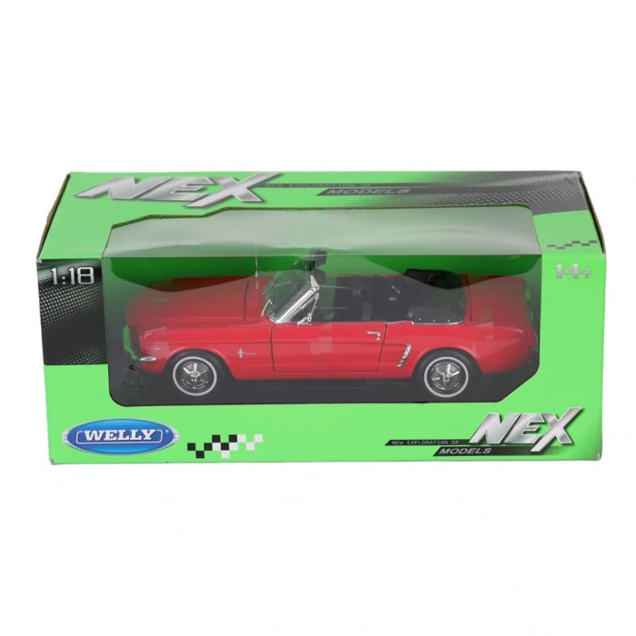 KARSAN 12519C WELLY 1:18 1964-1/2 FORD MUSTANG (6)