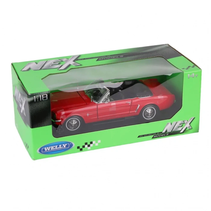 KARSAN 12519C WELLY 1:18 1964-1/2 FORD MUSTANG (6)