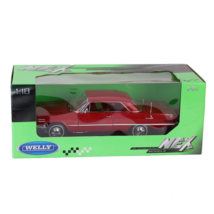 KARSAN 19865 WELLY 1:18 1963 CHEVROLET IMPALA HARD TOP(6)