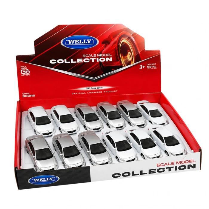 KARSAN 43608 WELLY DIE CAST BACK TOYOTA 2009 COR