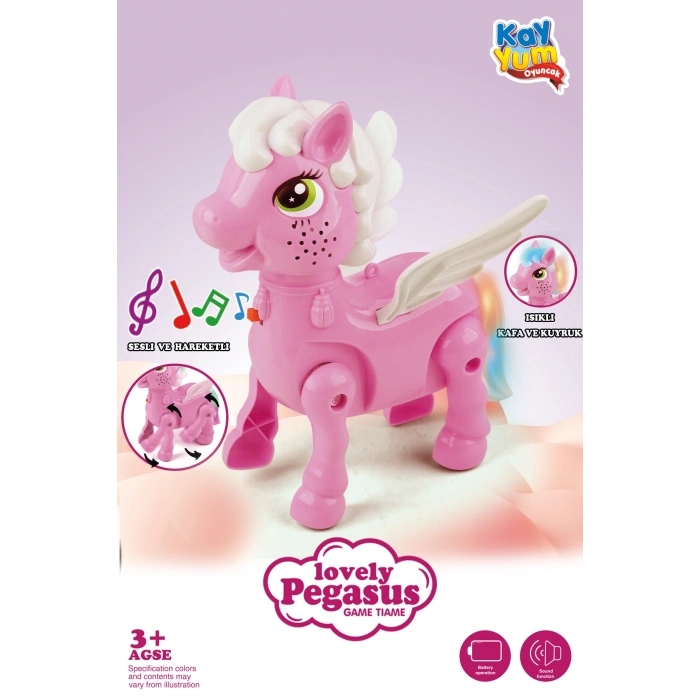 KAYYUM 2570 YÜRÜYEN PİLLİ AT PEMBE