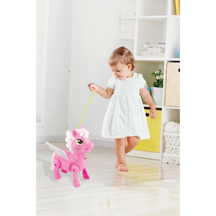 KAYYUM 2570 YÜRÜYEN PİLLİ AT PEMBE