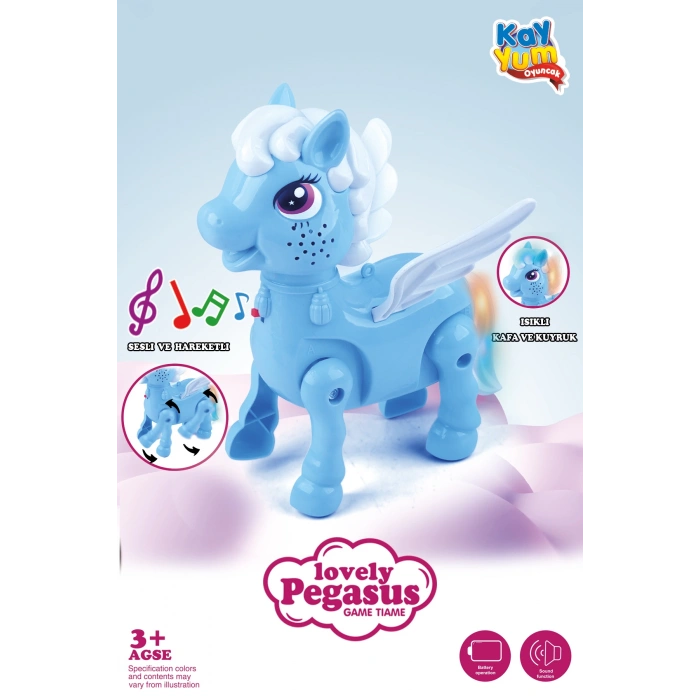 KAYYUM 2571 YÜRÜYEN PİLLİ AT MAVİ