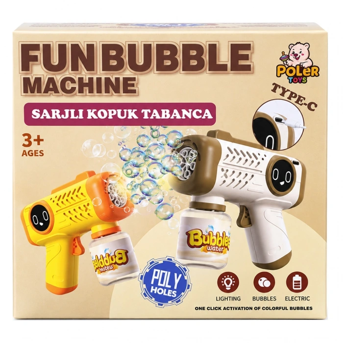 KAYYUM 945-13 ŞARJLI KÖPÜK TABANCA TYPE-C