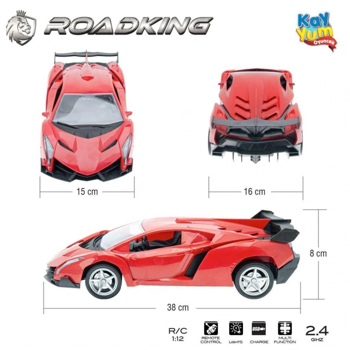 KAYYUM ROADKİNG 1.12 ŞARJLI ARABA 12001  (9)