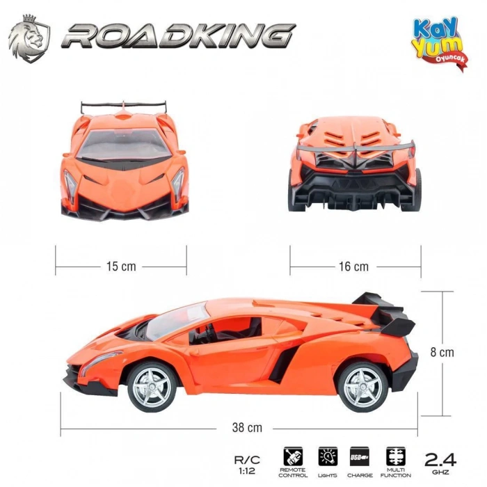 KAYYUM ROADKİNG 1.12 ŞARJLI ARABA 12001  (9)