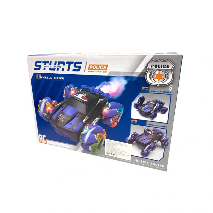 KEMBAY 6661 POLİS IŞIKLI SESLİ DUMAN ATAN KUMANDALI ARABA (20)