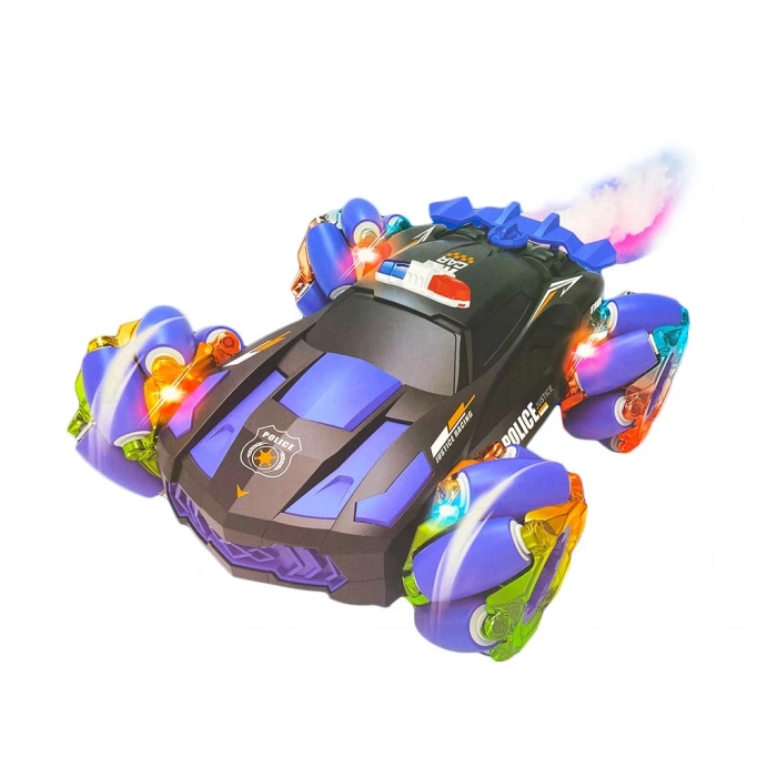 KEMBAY 6661 POLİS IŞIKLI SESLİ DUMAN ATAN KUMANDALI ARABA (20)