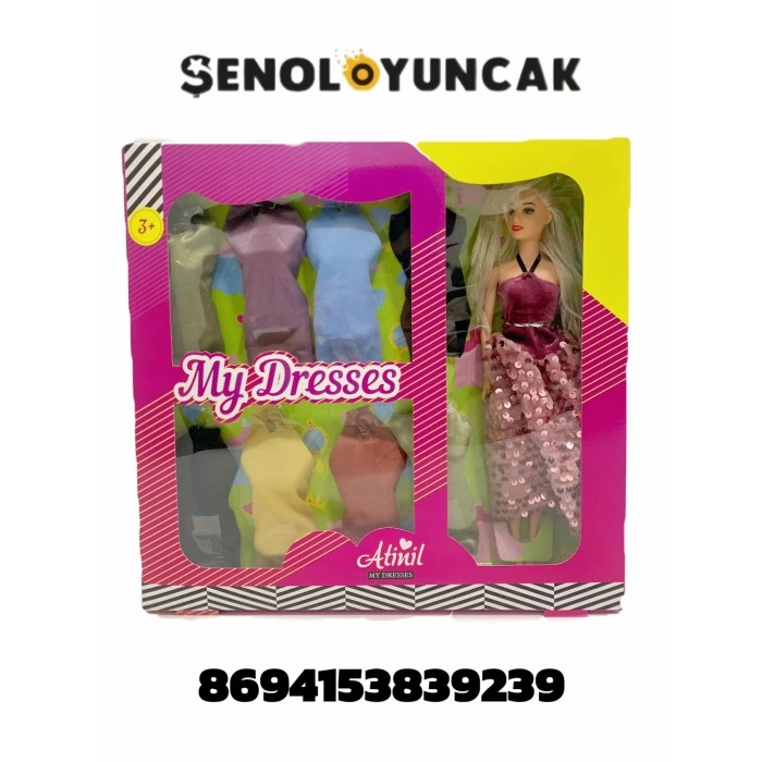 KEMBAY KMB-923 8ADET YEDEK ELBİSELİ BEBEK (48)