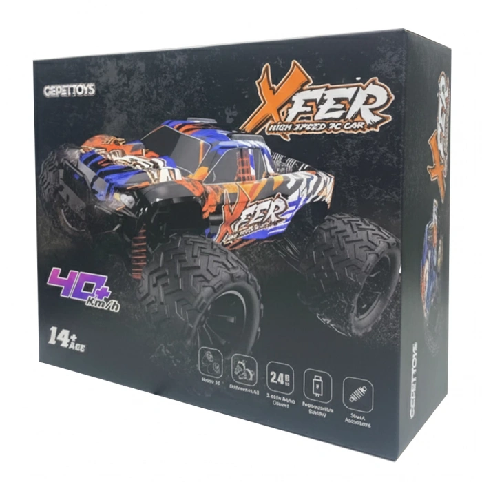 KİNDER 40 KM HIZ YAPAN 4*4 ELEKTRİKLİ RC ARABA