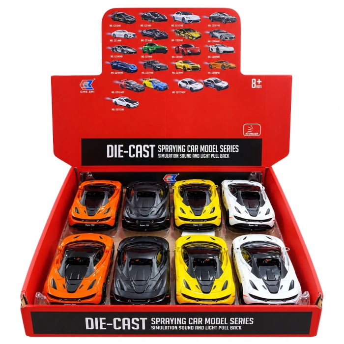 KİNDER-CZ153AD PULL BLACK DIE CASTLE CAR