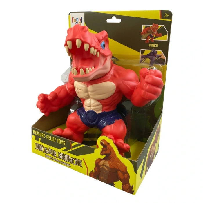KİNDER STRESS RELEIF TOY LARGE SOFT  TYRANNOSAURUS