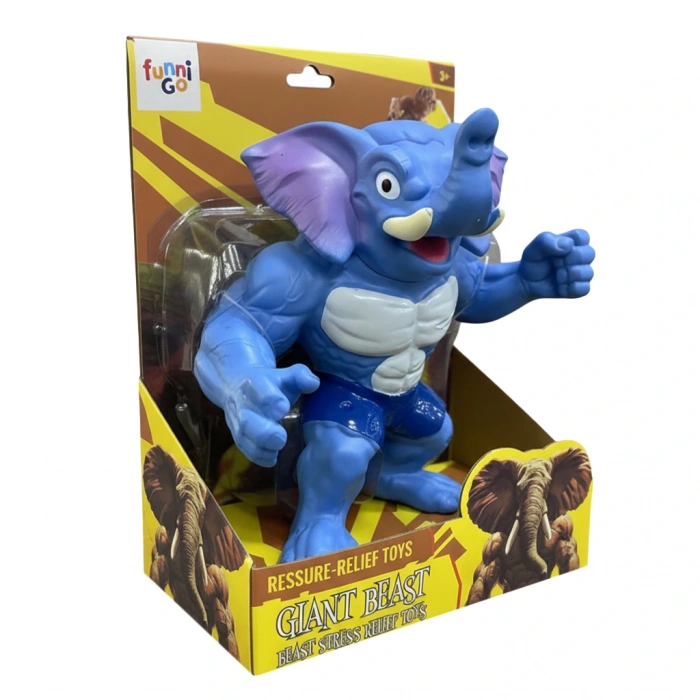 KİNDER STRESS RELEIF TOY- LARGE SOFT ELEPHANT