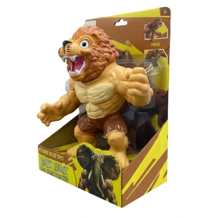KİNDER STRESS RELEIF TOY- LARGE SOFT LION