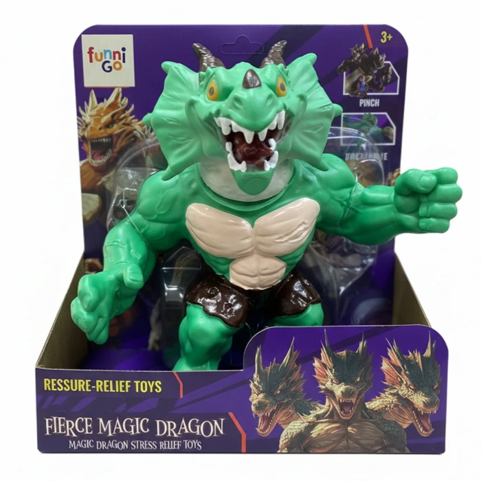 KİNDER STRESS RELEIF TOY-ONE HEAD DRAGON