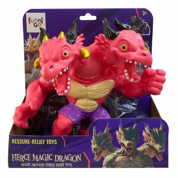 KİNDER STRESS RELEIF TOY-TWO HEADS DRAGON