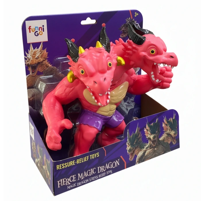 KİNDER STRESS RELEIF TOY-TWO HEADS DRAGON