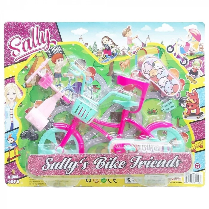 KİNG TOYS ENG-1143 SALLYS BİKE FRİENDS (48)
