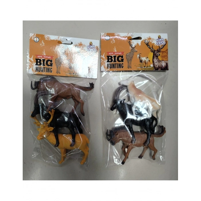 KİNG TOYS ENG-215 3LÜ POŞETTE HAYVAN (110)