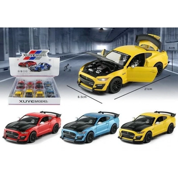 KIZILKAYA KZL-K240B1 1:24 IŞIK+MÜZİK FORD MUSTANG (32)