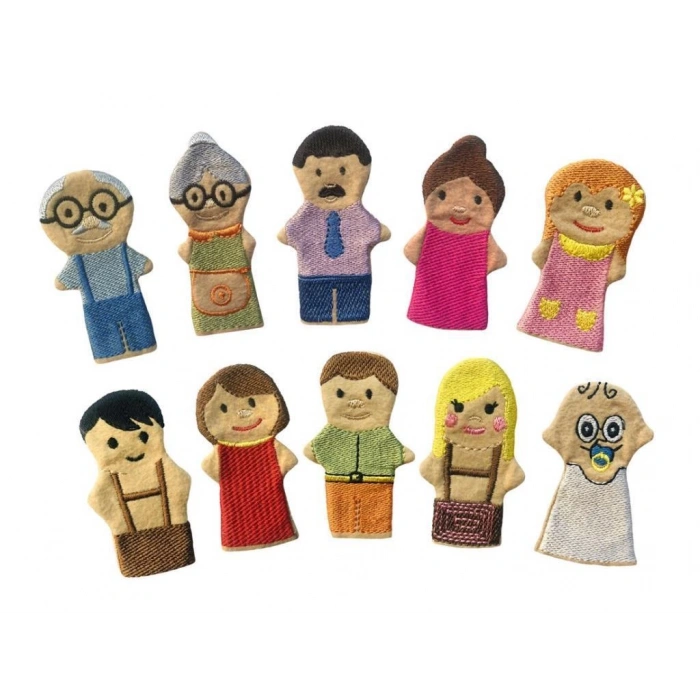 KÖKTEN AND-0872 İNSANLAR PARMAK KUKLA SETİ 10LU AND-5087