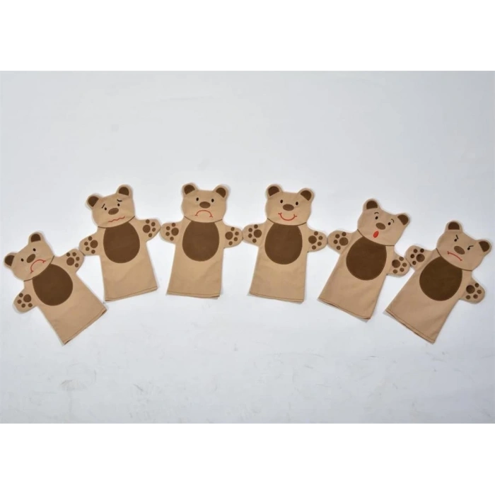 KÖKTEN AND-5005 YÜZ İFADELERİ KUKLA  SETİ 6LI