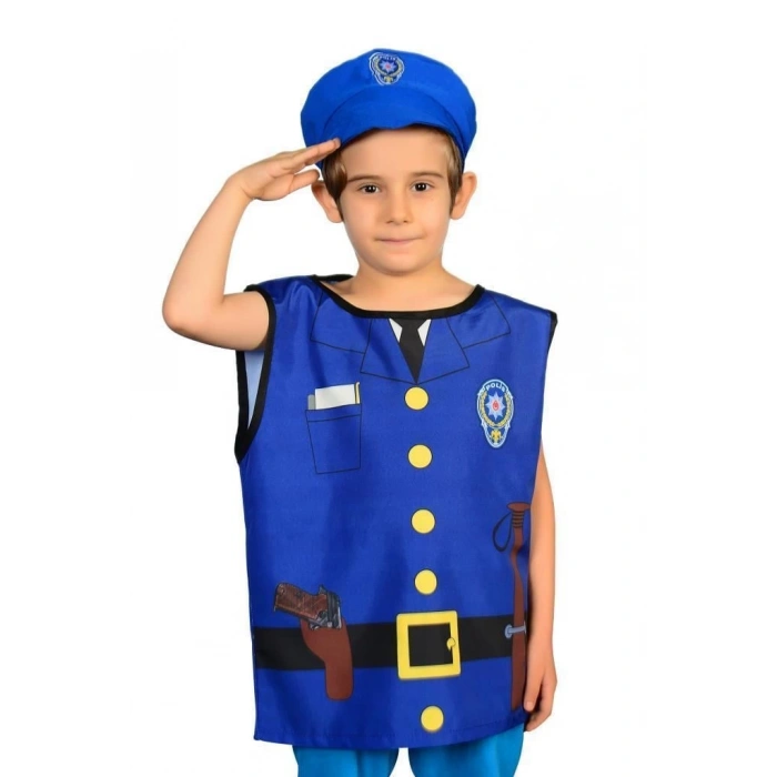 KÖKTEN POLİS KOSTÜMÜ AND-5117