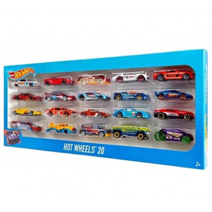 MATTEL H7045 HOT WHEELS YİRMİLİ ARABA SETİ