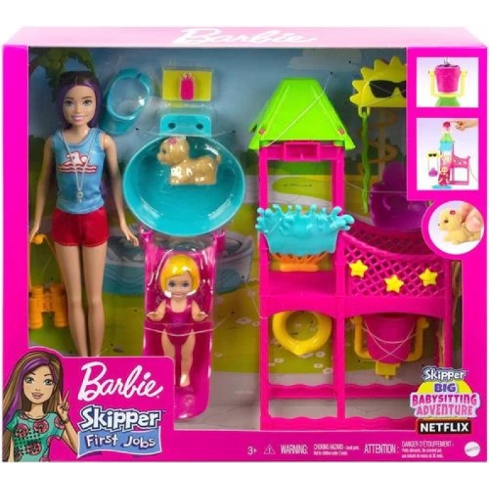 MATTEL HKD80 BARBİE SKİPPERİN SU PARKI EĞLENCESİ
