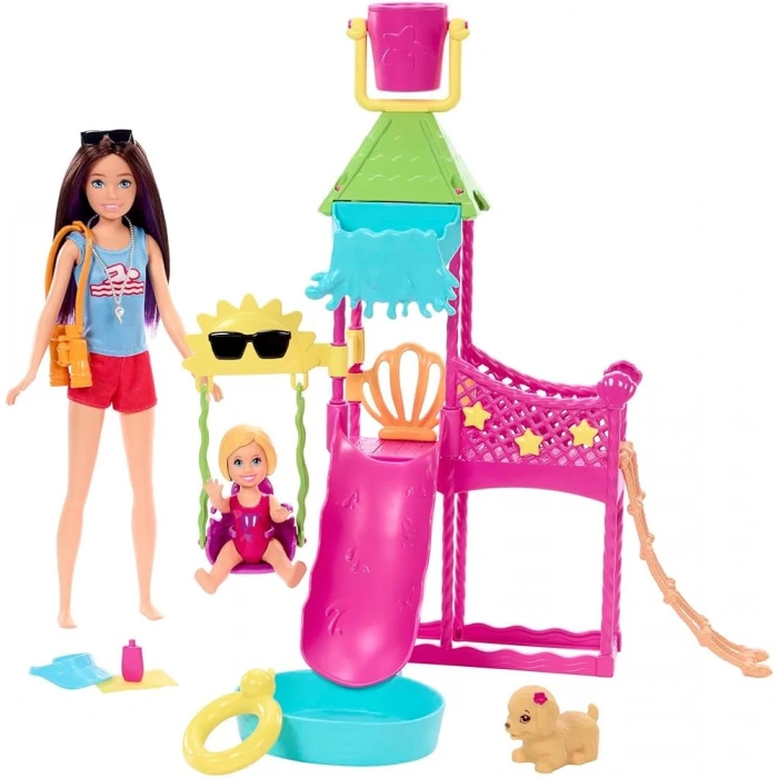 MATTEL HKD80 BARBİE SKİPPERİN SU PARKI EĞLENCESİ