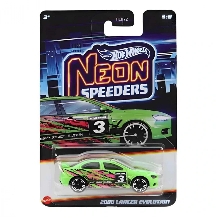 MATTEL HLH72 HOT WHEELS NEON YARIŞLAR TEMALI ARABALAR(10) 979E