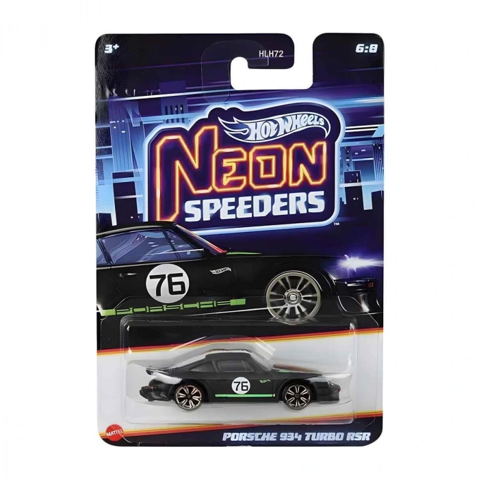 MATTEL HLH72 HOT WHEELS NEON YARIŞLAR TEMALI ARABALAR(10) 979E