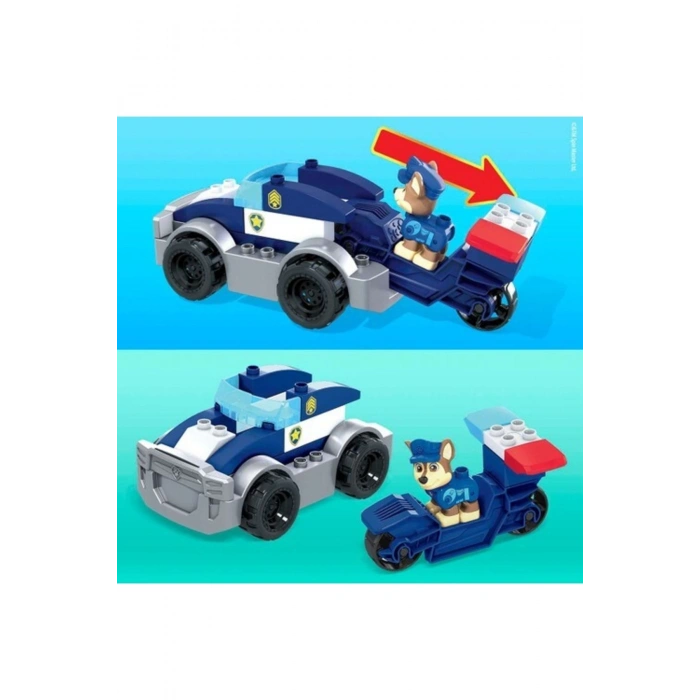 MATTEL MTL-GYJ00 MEGA CONSTRUX PAW PATROL CHASEİN POLİS ARACI