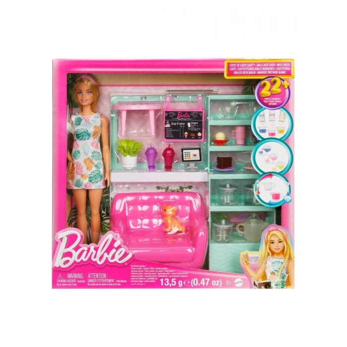 MATTEL MTL-HKT94 BARBIE NİN ÇAY SAATİ OYUN SETİ