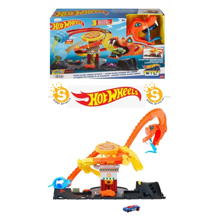 MATTEL MTL-HTN81 HOT WHEELS PİZZA DÜKKANINDA KOBRA MACERASI