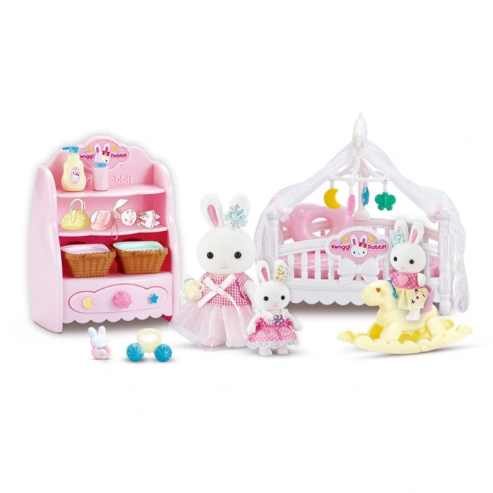 MEGA 010101BIG06618 BAY DREAMY MİNİ TAVŞAN- BEBEK ODASI OYUN SETİ
