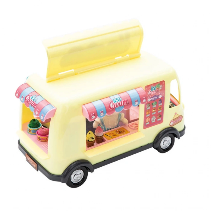 MEGA 010101BIG06622 BAY DREAMY MİNİ TAVŞAN- DONDURMA KARAVANI OYUN SETİ