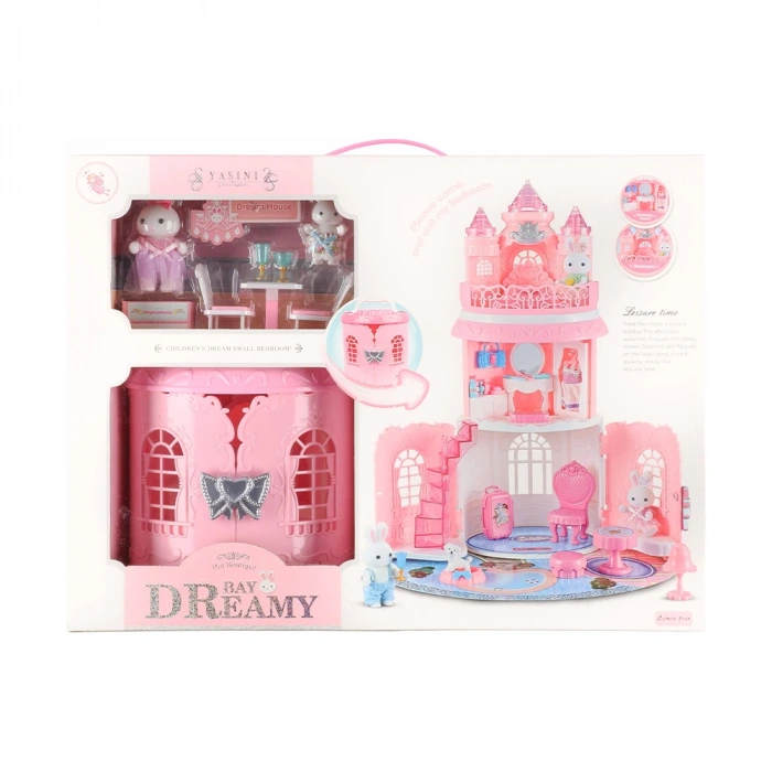 MEGA 010101BIG06628 TAŞINABİLİR ŞATO EV SETİ