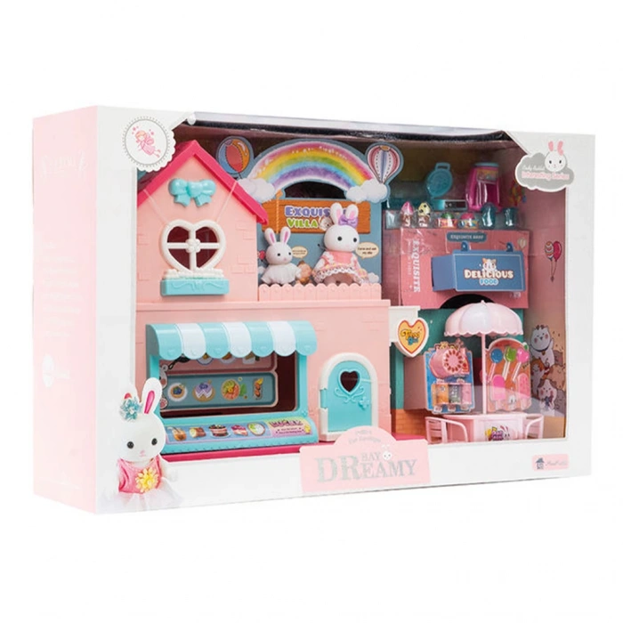 MEGA 010101BIG06674 BAY DREAMY MİNİ TAVŞAN- BÜYÜK TATLI DÜKKANI SETİ