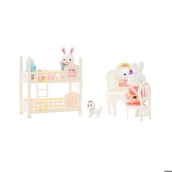 MEGA 010101BIG06689 BAY DREAMY MİNİ TAVŞAN- ŞATO OYUN SETİ